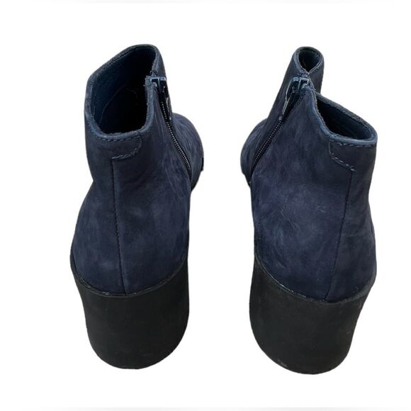 Camper | Lotta Ankle Boots Navy Nubuck Leather 37 - Picture 6 of 9